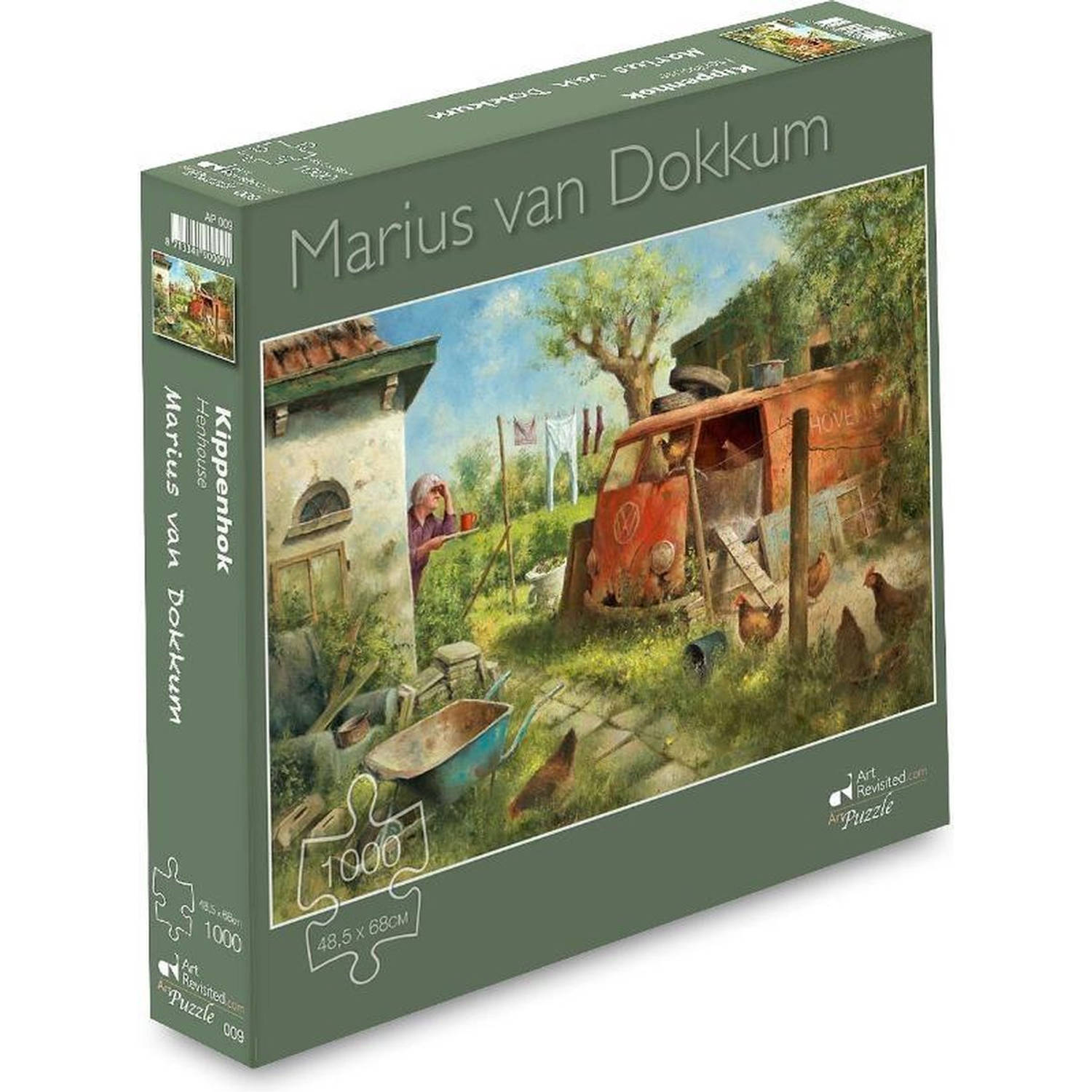 Art Revisited Kippenhok - Marius van Dokkum (1000) 4495530