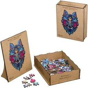 Artefact Houten Puzzel - Wolf (180 stukjes) 35064705529