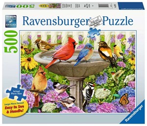 At the Birdbath Puzzel (500 XL stukjes) 32098416469