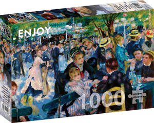 Auguste Renoir - Tanz in Le Moulin de la Galette Puzzel (1000 stukjes) 38151763012