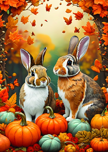 Autumn Bunnies Puzzel (500 stukjes) 38365819236