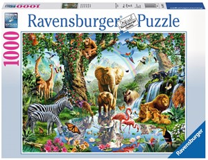 Avonturen in de Jungle Puzzel (1000 stukjes) 30846318453