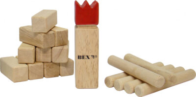 BEX Mini Kubb Original rubberhout in colourbox 61680