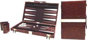 Backgammon Koffer Bruin (38 cm) 38188882254