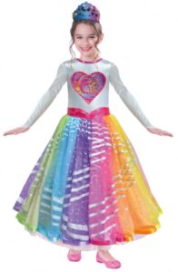 Barbie verkleedjurk Rainbow Magic Deluxe maat 98 248407