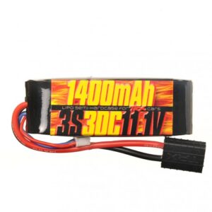 Beez2B 11.1V 3S 1400 mAh 30C Lipo accu voor 1/16 Traxxas auto`s 31256