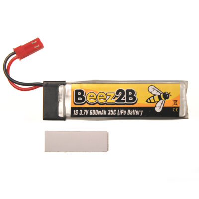 Beez2B 600mAh 1S 3.7V 30C LiPo accu - 120SR - MQX - Solo Pro 328 10472