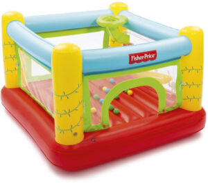 Bestway Fisher Price springkussen met ballen 175 x 173 cm 1019954