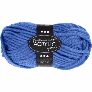 Blauw maxi acryl wol/garen 35 meter 10099281