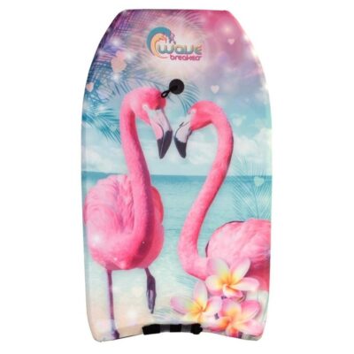 Bodyboard flamingo vogel print 83 cm 10148239