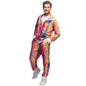 Boland Disco Dude Trainingspak Heren Multicolor maat 50/52 1024737