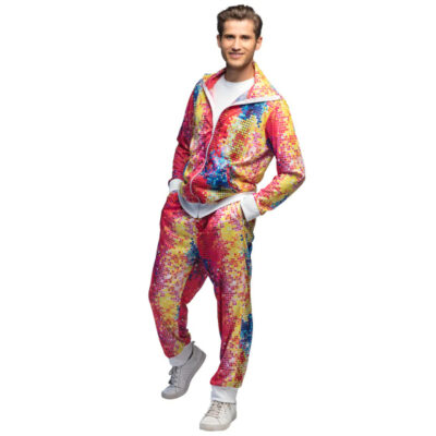 Boland Disco Dude Trainingspak Heren Multicolor maat 50/52 1024737