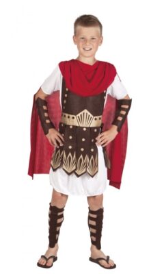 Boland Gladiator Kostuum Junior 7 9 jaar Rood/Bruin maat 128/140 224411