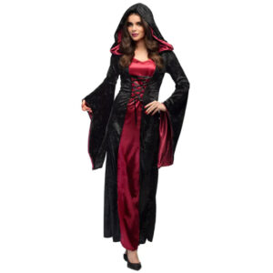 Boland Vampire Mistress Kostuum Dames Zwart/Rood maat 36/38 1023647