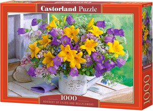 Bouquet of Lilies and Bellflowers Puzzel (1000 stukjes) 26561892061