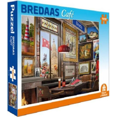 Bredaas Café Puzzel 1000 Stukjes 3749545