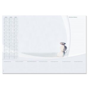 Bureaulegger van papier 59.5 x 41 cm met kalender 10142306