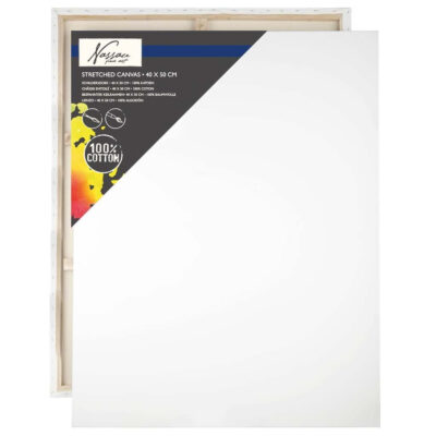 Canvas schildersdoek 40 x 50 cm voor hobby verven/schilderen 10332505