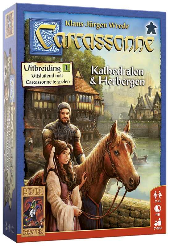 Carcassonne: Kathedralen&Herbergen Uitbreiding - Bordspel 13450