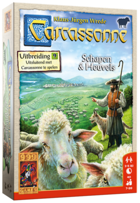 Carcassonne: Schapen&Heuvels Uitbreiding - Bordspel 13450