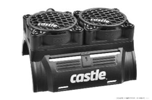 Castle Creations dubbele motor koeler voor 2028 motoren 36044