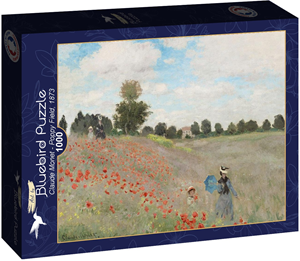 Claude Monet - Poppy Field Puzzel (1000 stukjes) 38365819255