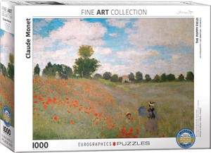 Claude Monet - The Poppy Field Puzzel (1000 stukjes) 37355237478