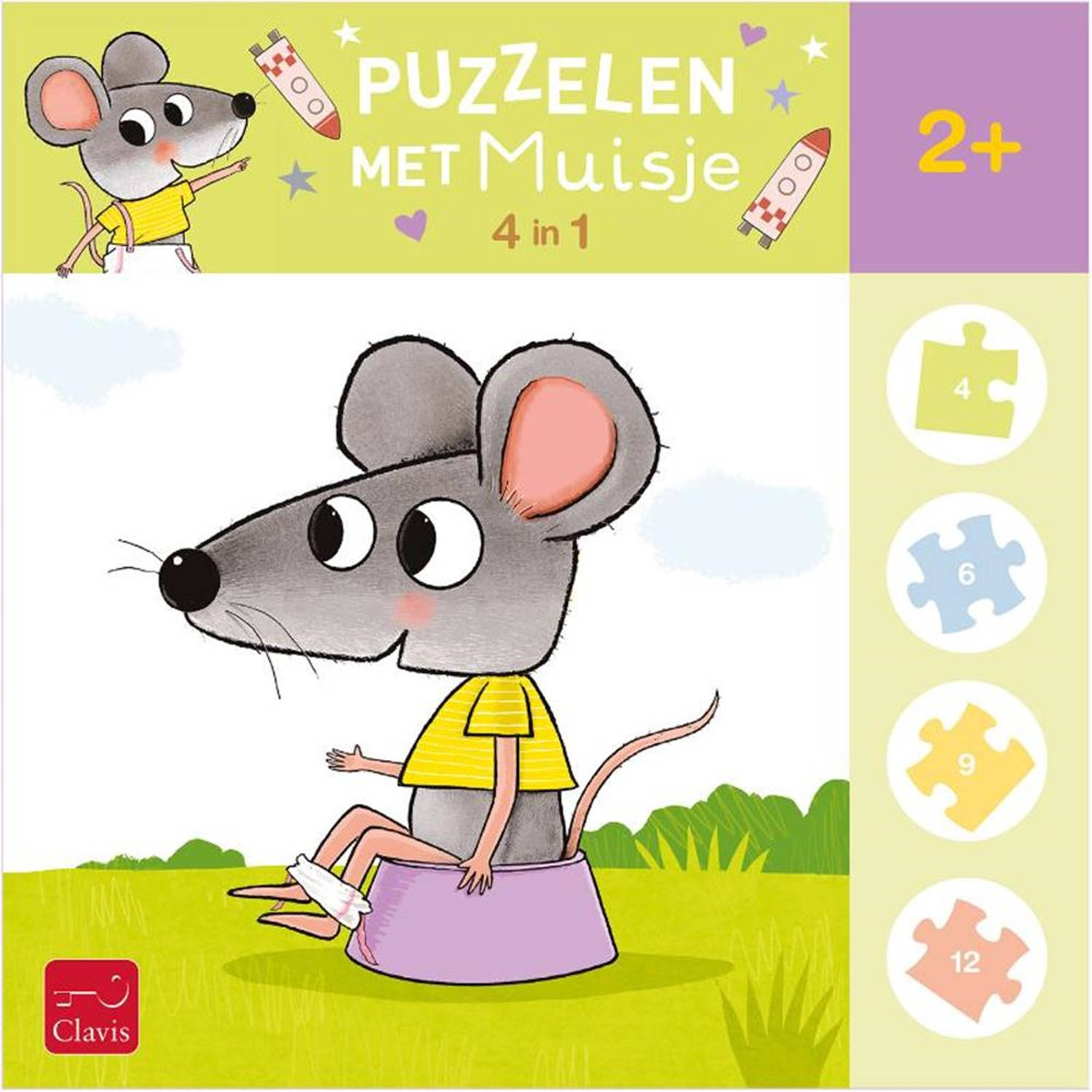 Clavis Puzzelen met Muisje. 2+ 4017198