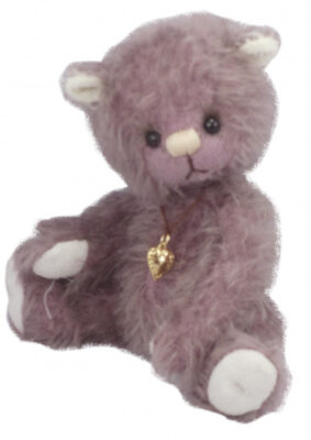 Clemens knuffelbeer Teddy Violett junior 15 cm pluche lila 451078