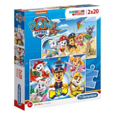 CLEMENTONI - 24776 - SuperColor 2x20 stukjes - Paw Patrol 3362959