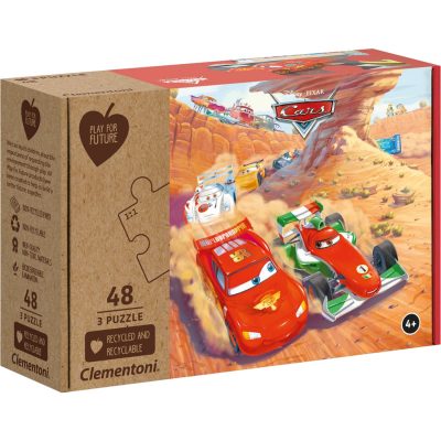 Clementoni legpuzzel Disney Pixar Cars junior 3 x 48 stukjes 3315183