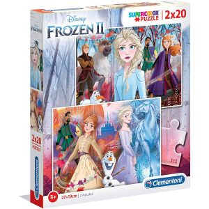 Clementoni legpuzzel Frozen 2 20 stukjes 2 stuks 2378958