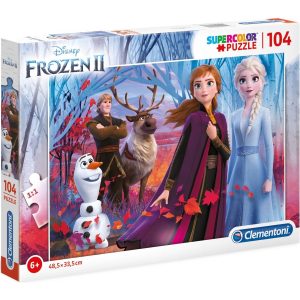 Clementoni legpuzzel Frozen 2 junior karton 104 stukjes 2378927