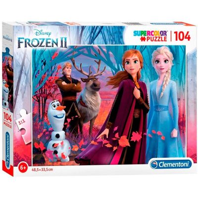 Clementoni legpuzzel Frozen II karton meisjes 104 stukjes 2374651