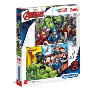 Clementoni Legpuzzel Marvel Avengers 2x60 stukjes 2379056