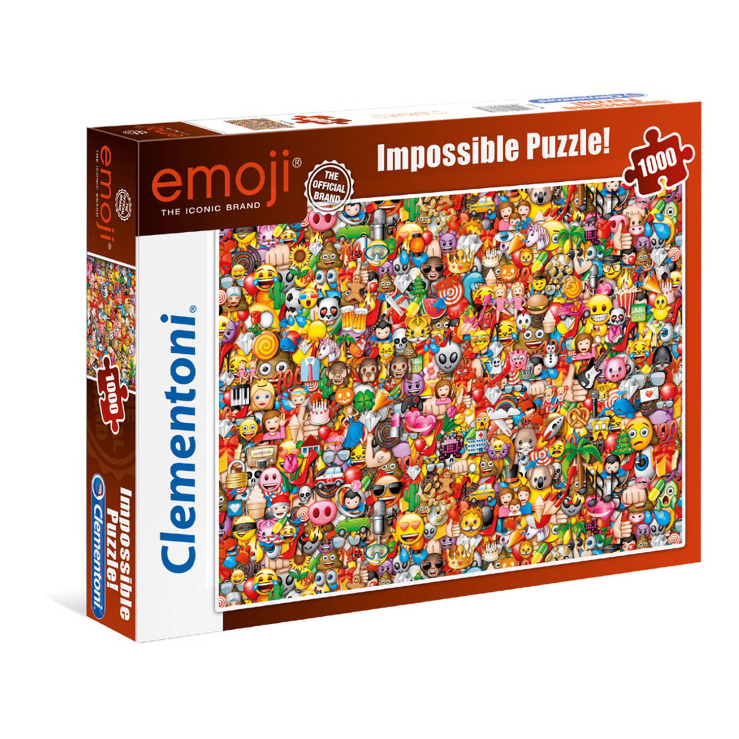 Clementoni Puzzel Impossible - Emoji 1000 stukjes 1498978