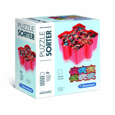 Clementoni puzzelsorteerder rood 6 stuks 2174122