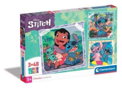 Clementoni Stitch Puzzel 3 X 48 Stukjes 164431