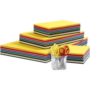 Colortime gekleurd karton en kinderscharen 1512 stuks 180 g 336421