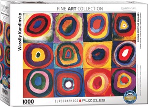 Colour Study of Squares - Wassily Kandinsky Puzzel (1000 stukjes) 27683789405