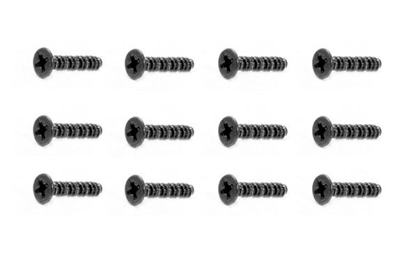 Countersunk Self Tapping screw 2.6X18mm (12pcs) (YEL13022) 11475