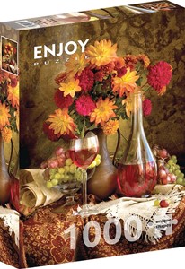 Dahlias and Wine Puzzel (1000 stukjes) 37463140993