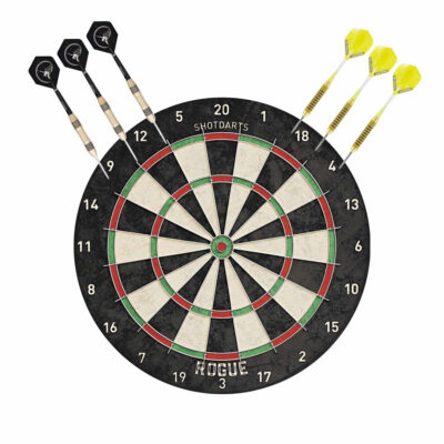 Dartbord Rogue Bristle met 2 sets dartpijlen 21 grams 10235111