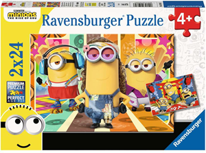 De Minions in Actie Puzzel (2 x 24 stukjes) 33271283915