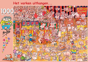 De Puzzelmanvarkentjes - Marc De Vos Puzzel (1000 stukjes) 33225593899