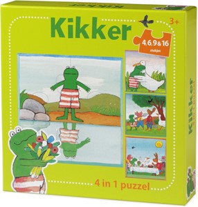 De Wereld van Kikker - 4 in 1 Puzzel 37420044314