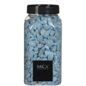 Decoratie/hobby steentjes licht blauw 650 ml 10179357