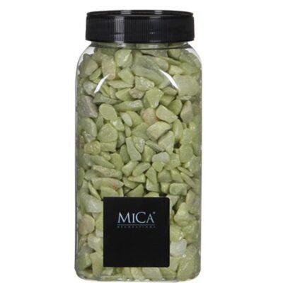 Decoratie/hobby steentjes lime groen 650 ml 10179367