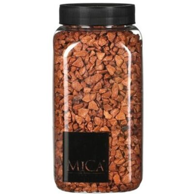 Decoratie/hobby steentjes mini terracotta 650 ml 10179374