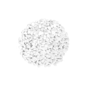 Decoratie/hobby stenen/kiezelstenen wit 350 gram 10329707